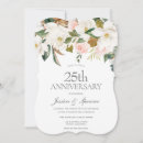 Search for 25th wedding anniversary invitations Floral
