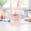 Search for 40th birthday beer glasses Vintage