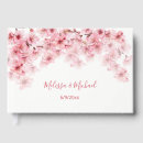 Search for cherry blossom wedding guest books Japanese