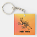 Search for trouble key rings Humour