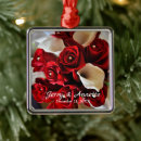 Search for white rose christmas tree decorations Flowers