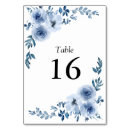 Search for dusty blue table cards Blue and white