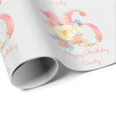 Search for sweet 16 wrapping paper Flower