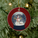 Search for snow globe christmas tree decorations Snowman