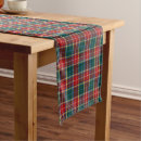 Search for forest green table runners Tartan