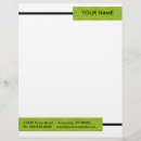 Search for green letterhead Contemporary