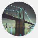 Search for brooklyn bridge stickers Night