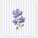 Search for violet flowers stickers Birthday party