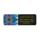 Search for stain glass return address labels Geometric