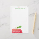 Search for apple stationery paper Teacher