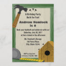 Search for carpenter birthday invitations Construction