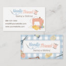 Search for embroidery stitching business cards Seamstress
