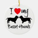 Search for basset hound christmas tree decorations Hounds