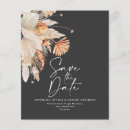 Search for pampas grass save the dates Rustic