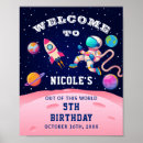 Search for space birthday party posters Astronaut