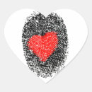 Search for fingerprint stickers Heart