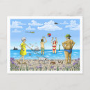 Search for summer holiday postcards Illustration