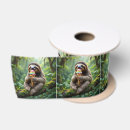 Search for woodland animals ribbon Green