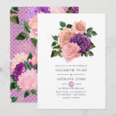 Search for peach and lavender wedding invitations Elegant