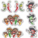 Search for chili peppers stickers Green