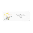 Search for bumble return address labels Watercolor