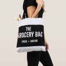 Search for grocery bags Black and white