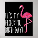Search for birthday flamingo posters Fun