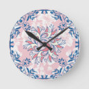 Search for floral clocks Blue flowers
