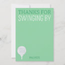 Search for thank you for swinging by Golfer