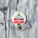 Search for christmas tree ornament badges Red