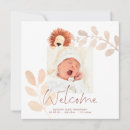 Search for boho birth announcement cards Welcome