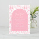 Search for pink toile invitations Script