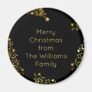 Search for name christmas magnets Gold