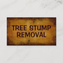 Search for stump removal business cards Trees