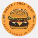 Search for hamburger stickers Fast food