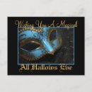 Search for masquerade masks postcards Halloween