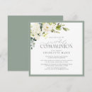 Search for green first communion invitations Christian