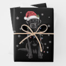 Search for black lab christmas wrapping paper Festive