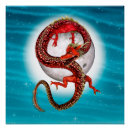 Search for mythical creature posters Red