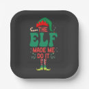 Search for elf christmas plates Xmas