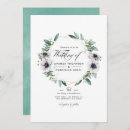 Search for anemone wedding invitations Modern