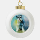 Search for miniature schnauzer dog christmas tree decorations Breed