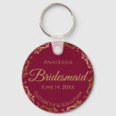 Search for maroon rounded key rings For her