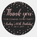 Search for thank you for coming birthday stickers Glitter