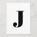 Search for j monograms postcards Alphabet