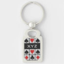 Search for diamond shaped key rings Poker