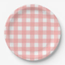 Search for gingham pattern plates Chequered