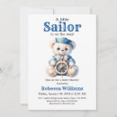 Search for little sailor baby shower invitations Blue