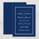 Search for blue gold and white wedding invitations Minimalist