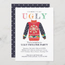 Search for chic christmas invitations Ugly sweater